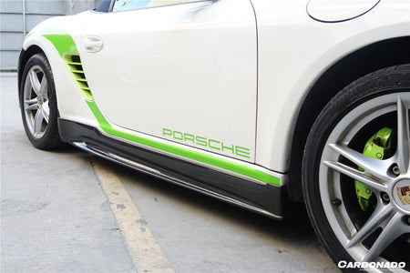 2005-2012 Porsche Cayman/Boxster 987 TA Style Side Skirts - Carbonado Aero