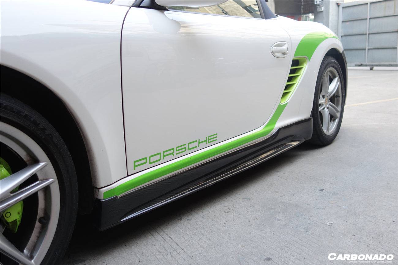 2005-2012 Porsche Cayman/Boxster 987 TA Style Side Skirts - Carbonado Aero