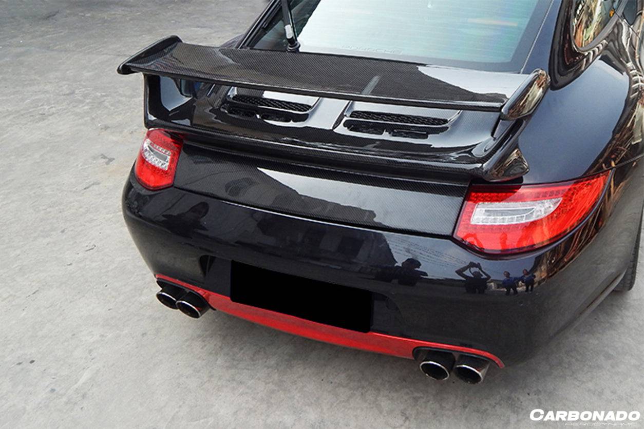 2005-2012 Porsche 911 997 Carrera/S GT3 Style Trunk Spoiler - Carbonado