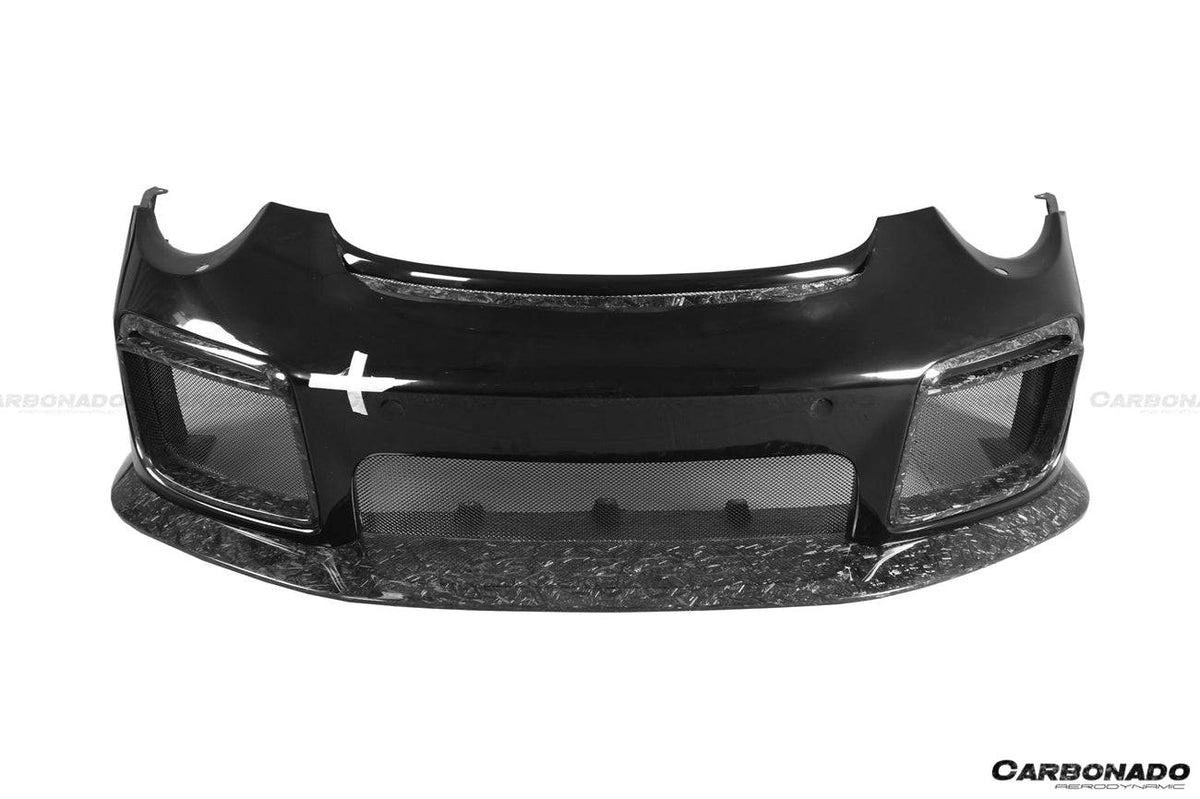 2016-2019 Porsche 911 991.2 Carrera /Targa 4/4S GT2RS Style Front Bumper - Carbonado Aero