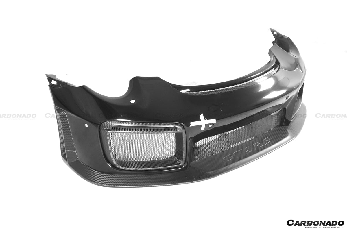 2016-2019 Porsche 911 991.2 Carrera /Targa 4/4S GT2RS Style Front Bumper - Carbonado Aero