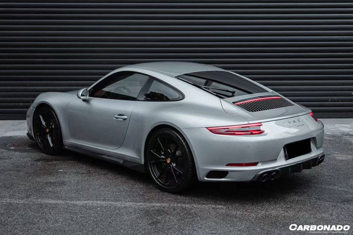 2016-2019 Porsche 911 991.2 Carrera /S/4S/GTS OD Style Quad Rear Lip - Carbonado Aero