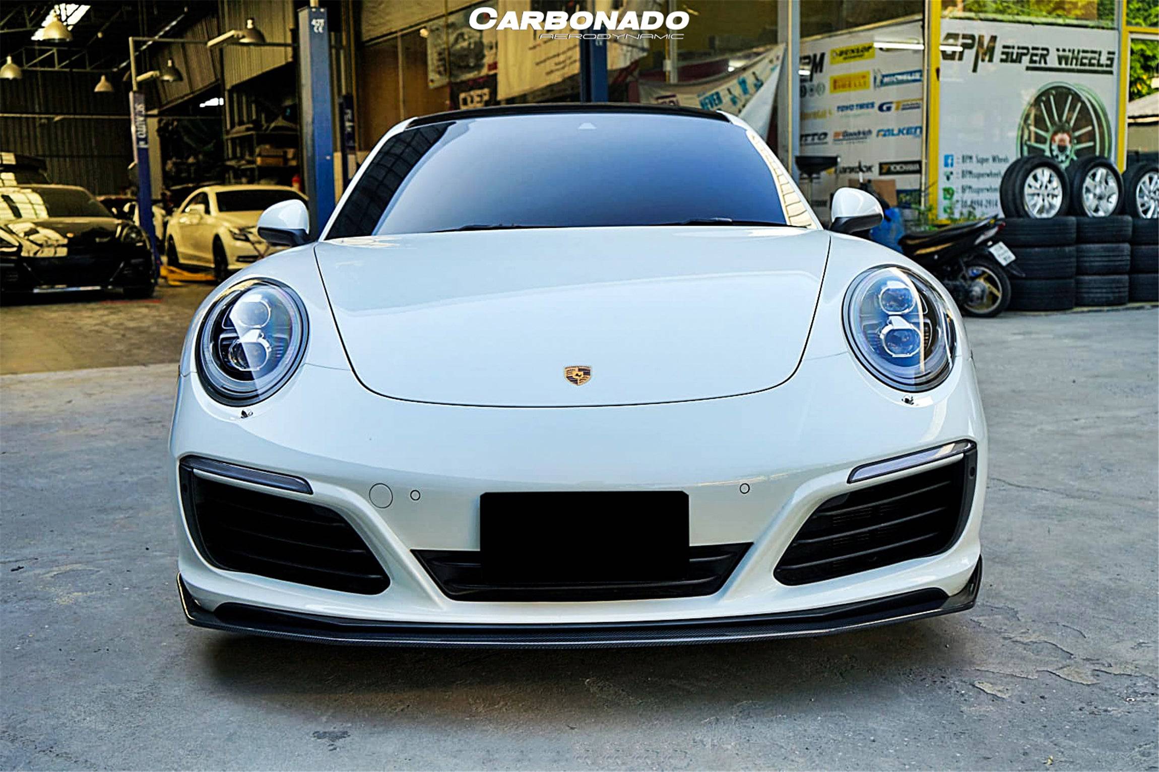 2016-2019 Porsche 911 991.2 Carrera /S/4S/GTS OD Style Front Lip - Carbonado Aero