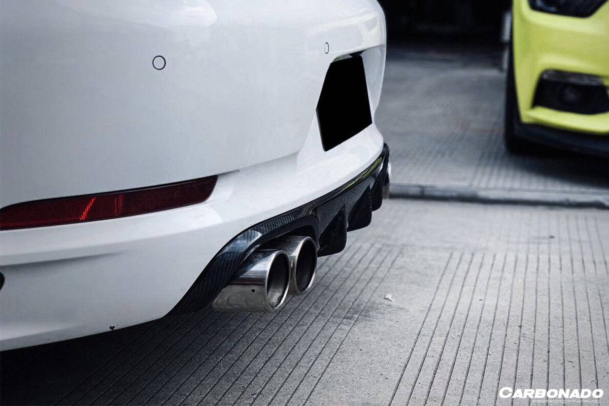 2016-2019 Porsche 911 991.2 Carrera /S/4S/GTS OD Style Quad Rear Lip - Carbonado Aero