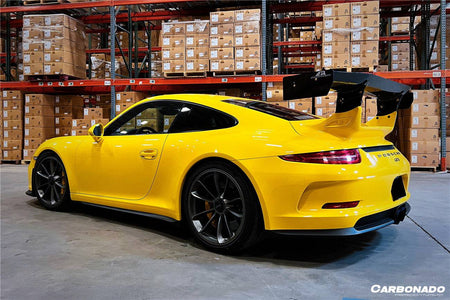 2012-2015 Porsche 911 991.1 GT3 ONLY AR Style Carbon Fiber Trunk Spoiler - Carbonado Aero