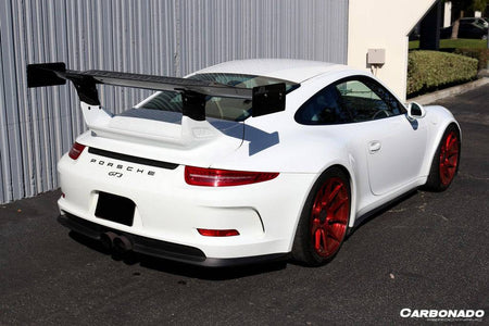 2012-2015 Porsche 911 991.1 GT3 ONLY AR Style Carbon Fiber Trunk Spoiler - Carbonado Aero