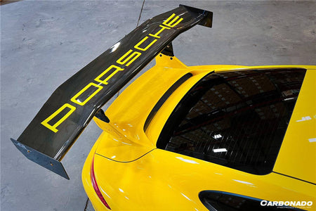 2012-2015 Porsche 911 991.1 GT3 ONLY AR Style Carbon Fiber Trunk Spoiler - Carbonado Aero