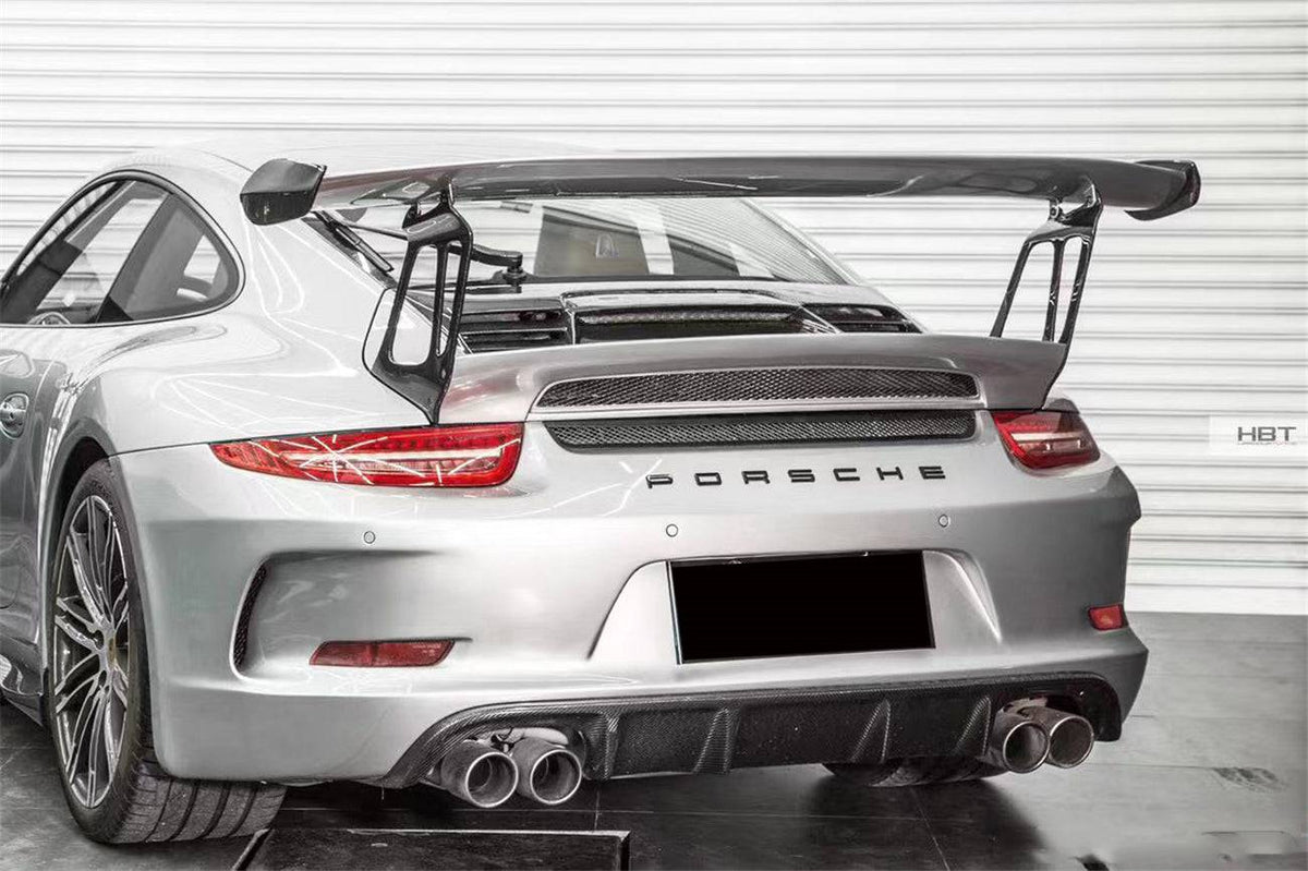 2012-2015 Porsche 911 991.1 Carrera & S & 4S GT3RS Style Trunk Spoiler - Carbonado