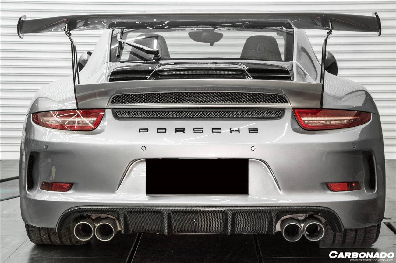 2012-2015 Porsche 911 991.1 Carrera & S & 4S GT3RS Style Trunk Spoiler - Carbonado