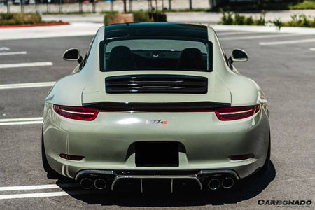 2012-2019 Porsche 911 991.1 991.2 Carrera/S/4S/GTS VRS Style Carbon Fiber Trunk Spoiler - Carbonado
