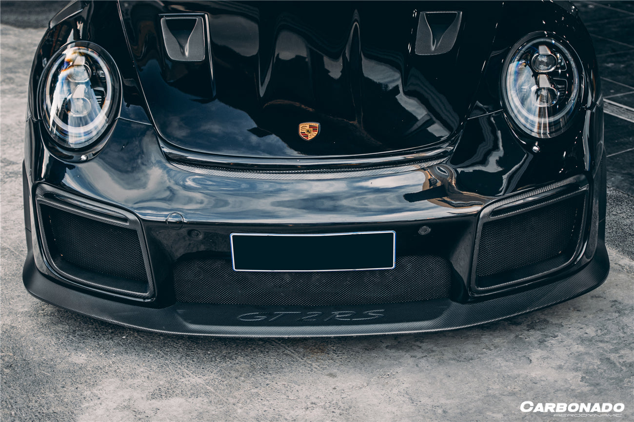 2016-2019 Porsche 911 991.2 Carrera /Targa 4/4S GT2RS Style Front Bumper - Carbonado Aero