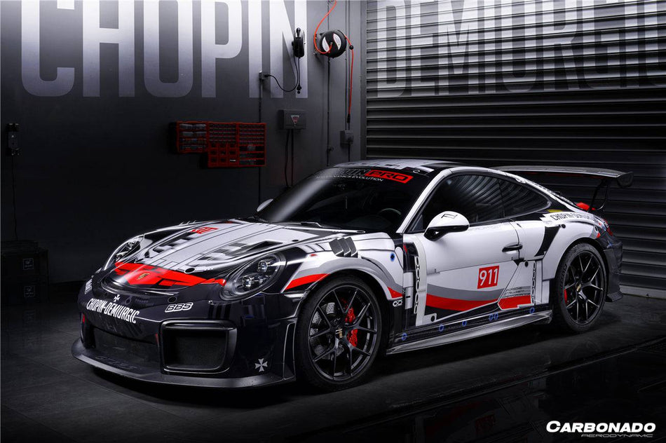 2016-2019 Porsche 911 991.2 Carrera & S & 4S GT2RS Style Trunk Spoiler - Carbonado