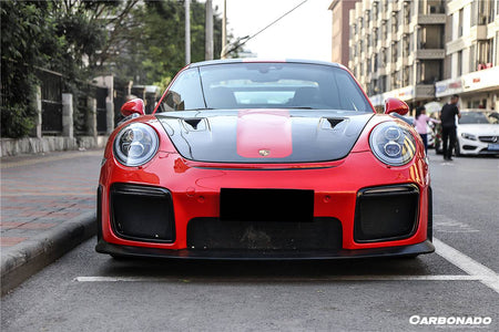 2016-2019 Porsche 911 991.2 Carrera /Targa 4/4S GT2RS Style Front Bumper - Carbonado Aero