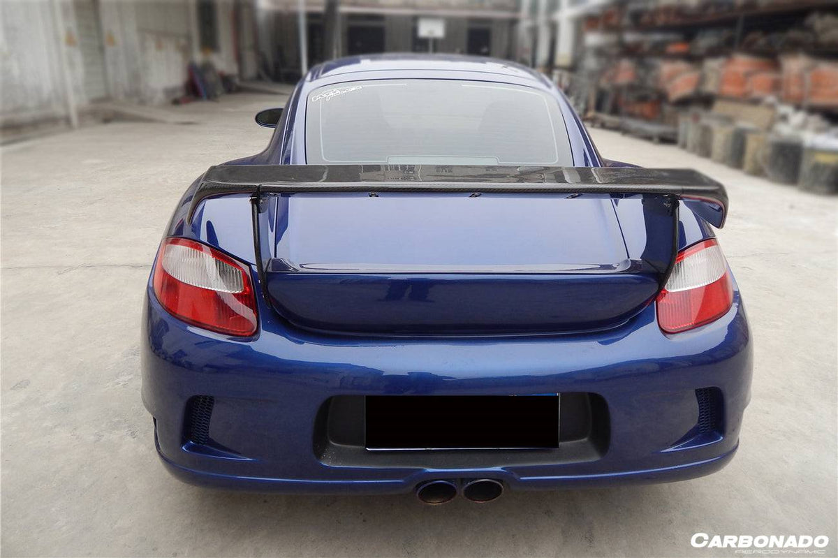 2005-2012 Porsche Cayman/Boxster 987 TA Style Trunk Spoiler - Carbonado Aero