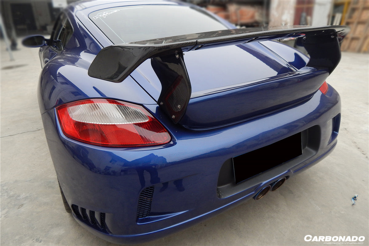 2005-2012 Porsche Cayman/Boxster 987 TA Style Trunk Spoiler - Carbonado Aero