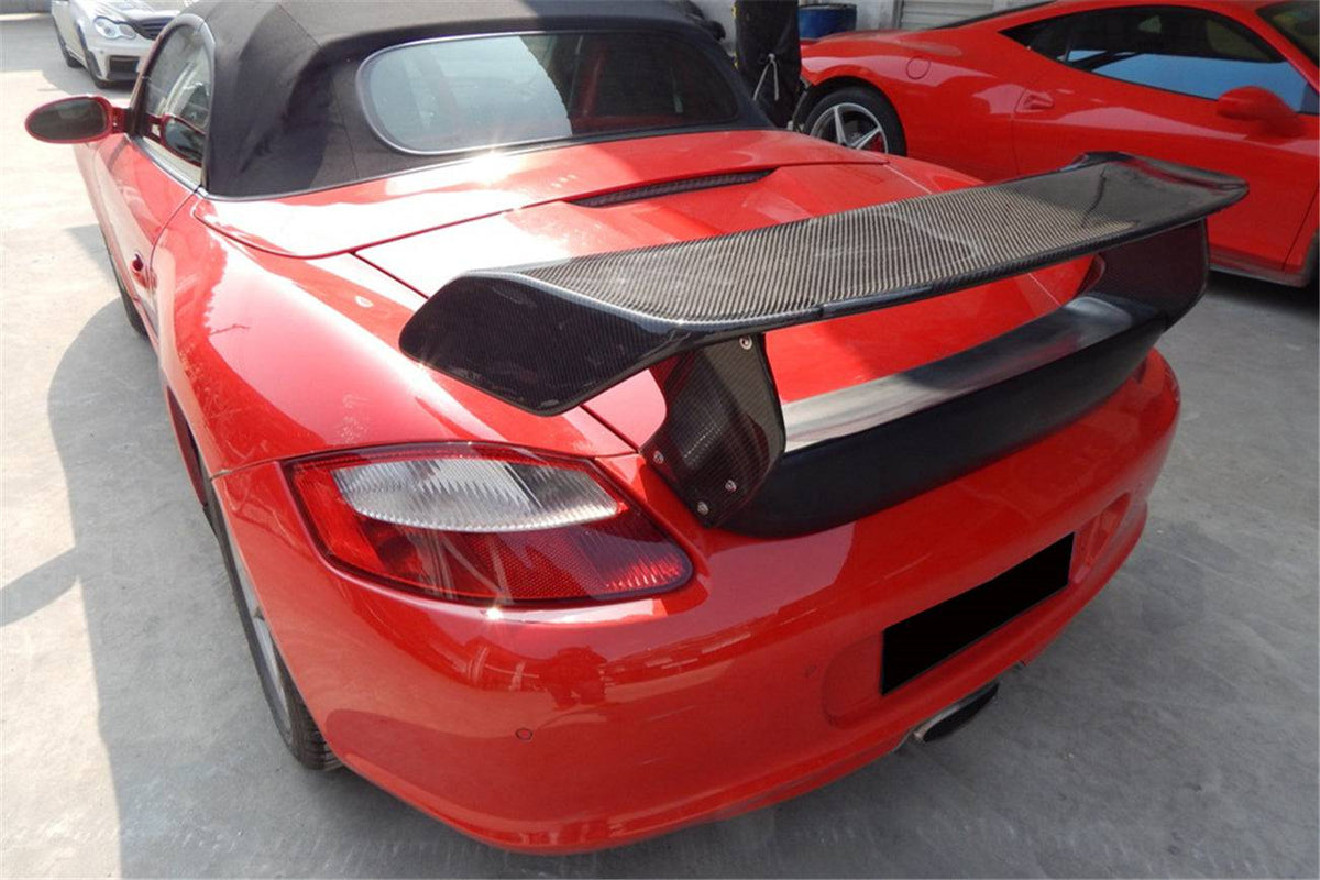 2005-2012 Porsche Cayman/Boxster 987 TA Style Trunk Spoiler - Carbonado