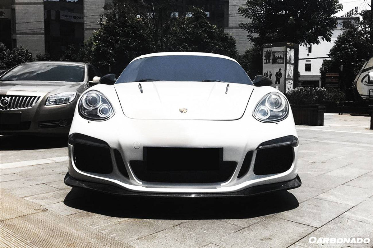 2009-2012 Porsche Cayman & Boxster 987 GT3 Style Front Bumper - Carbonado