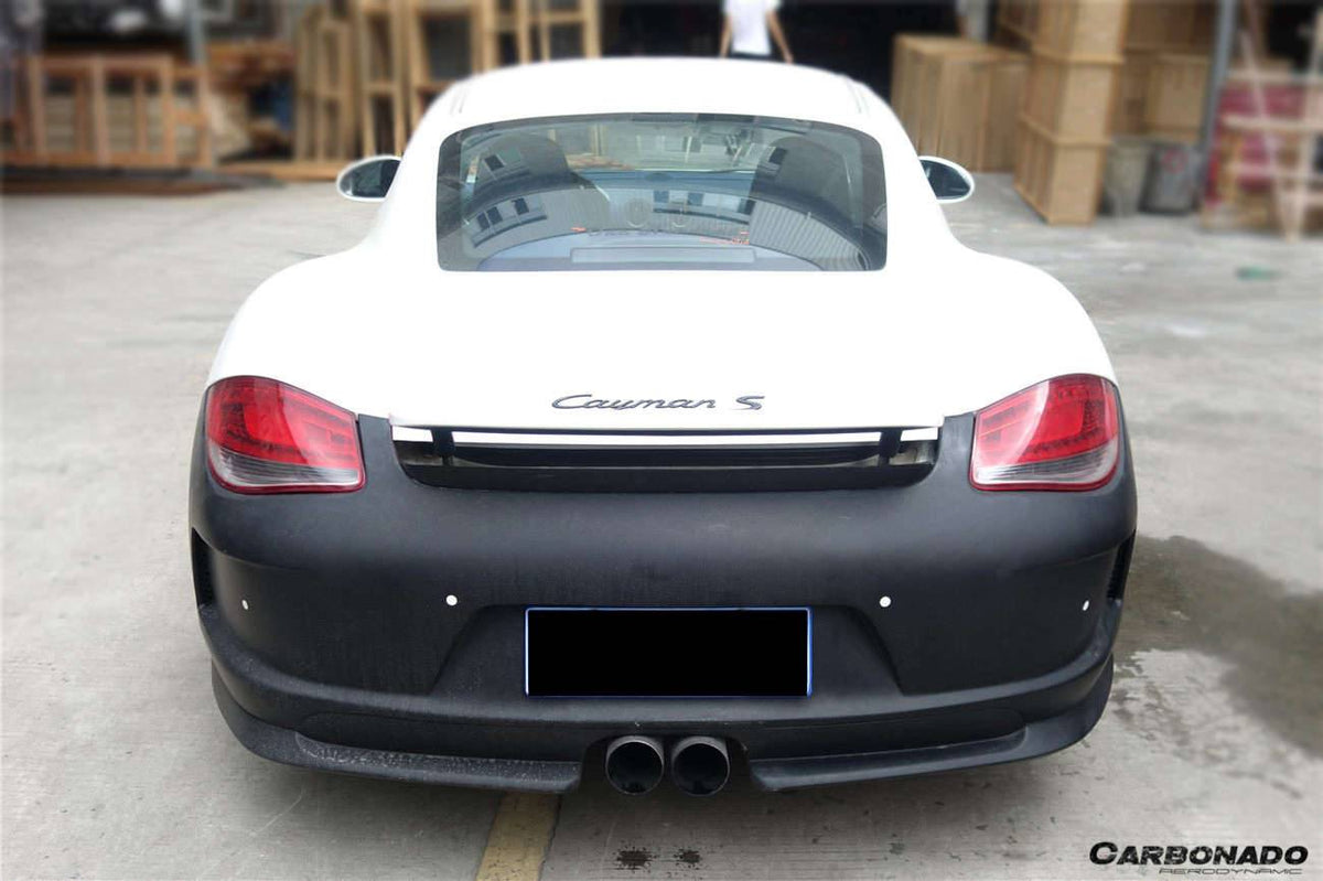 2009-2012 Porsche Cayman 987 GT3 Style Rear Bumper - Carbonado Aero