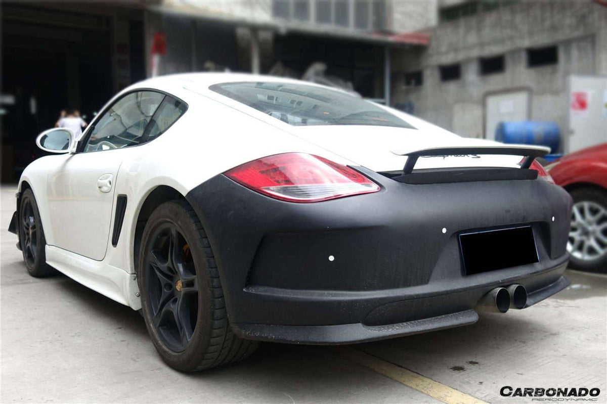 2009-2012 Porsche Cayman 987 GT3 Style Rear Bumper - Carbonado Aero