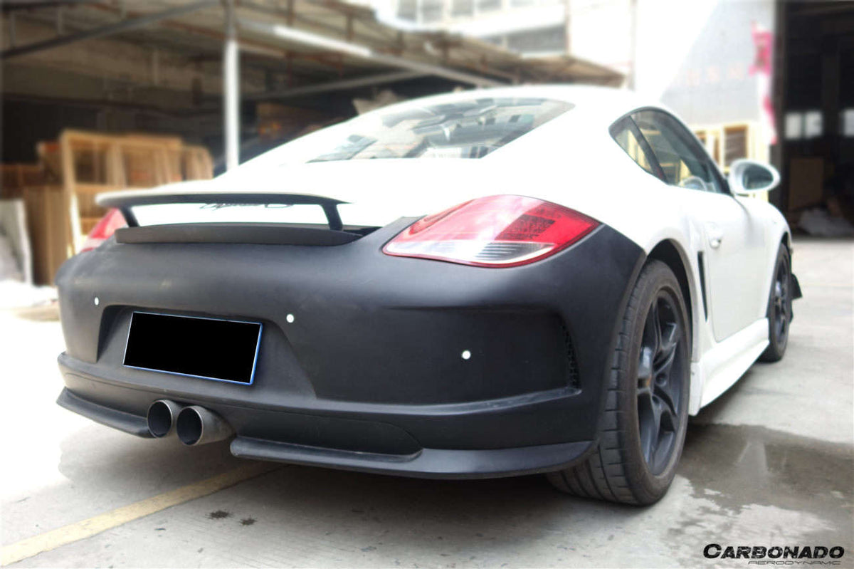 2009-2012 Porsche Cayman 987 GT3 Style Rear Bumper - Carbonado Aero