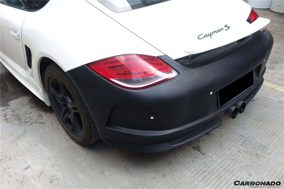 2009-2012 Porsche Cayman 987 GT3 Style Rear Bumper - Carbonado Aero