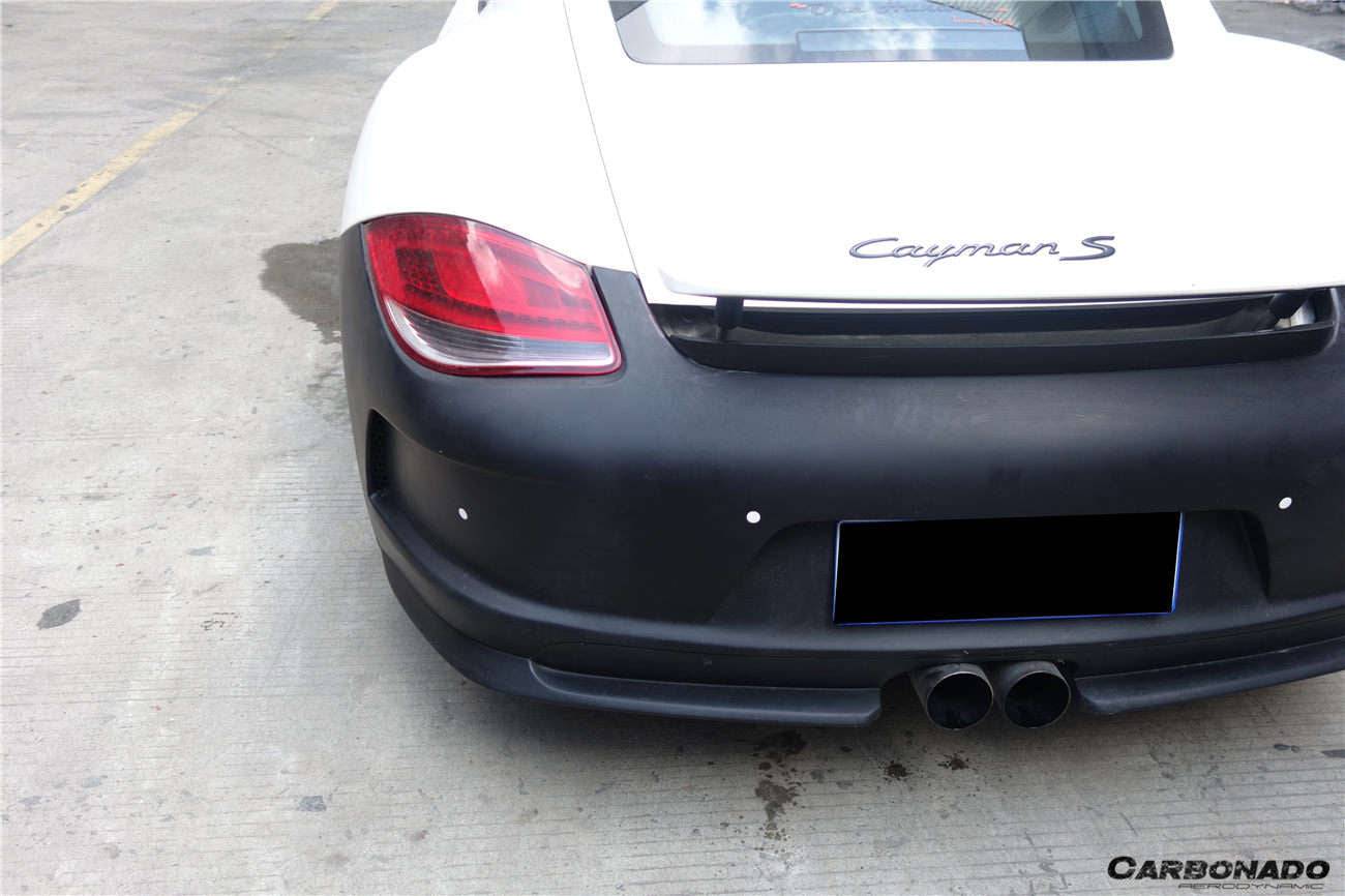 2009-2012 Porsche Cayman 987 GT3 Style Rear Bumper - Carbonado Aero