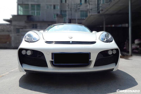 2009-2012 Porsche Cayman/Boxster 987 TA Style Front Bumper w/LED Lights - Carbonado Aero