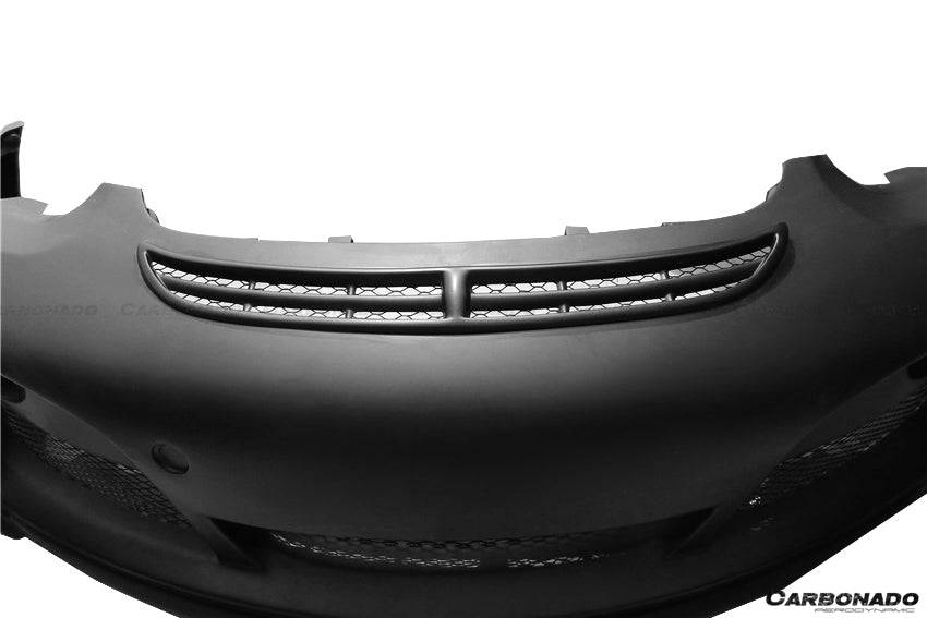 2009-2012 Porsche Cayman/Boxster 987 TA Style Front Bumper w/LED Lights - Carbonado Aero