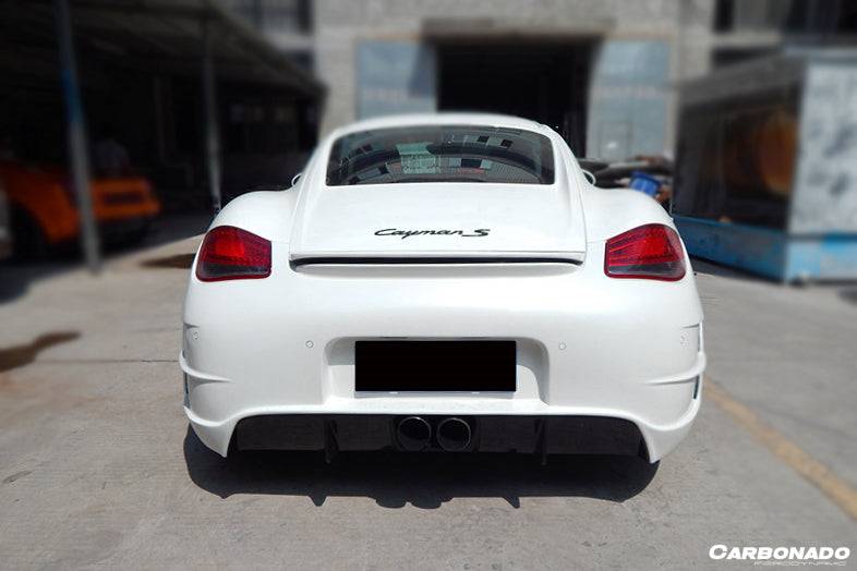 2009-2012 Porsche Cayman 987 TA2 Style Rear Bumper - Carbonado Aero