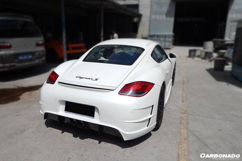 2009-2012 Porsche Cayman 987 TA2 Style Rear Bumper - Carbonado Aero