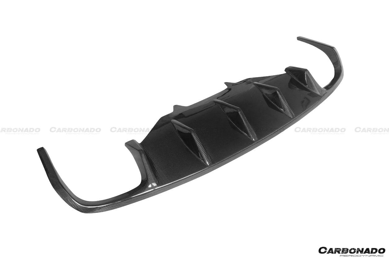 2014-2019 Porsche Macan BS Style Carbon Fiber Rear Diffuser - Carbonado Aero