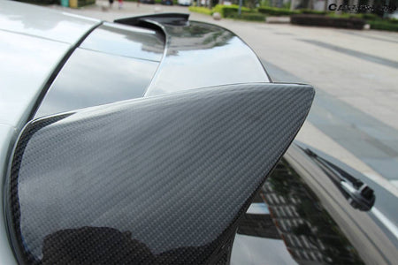 2014-2019 Porsche Macan BS Style Carbon Fiber Roof Spoiler - Carbonado Aero