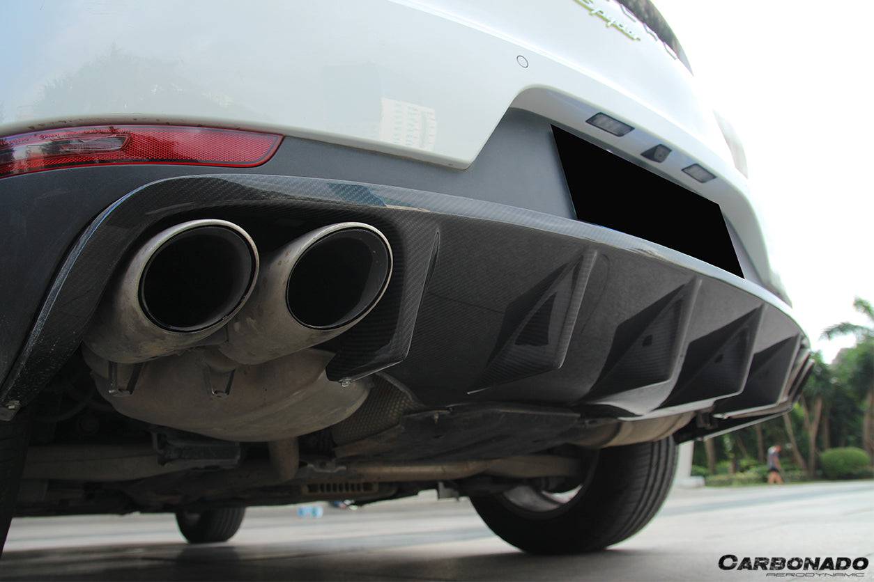 2014-2019 Porsche Macan BS Style Carbon Fiber Rear Diffuser - Carbonado Aero