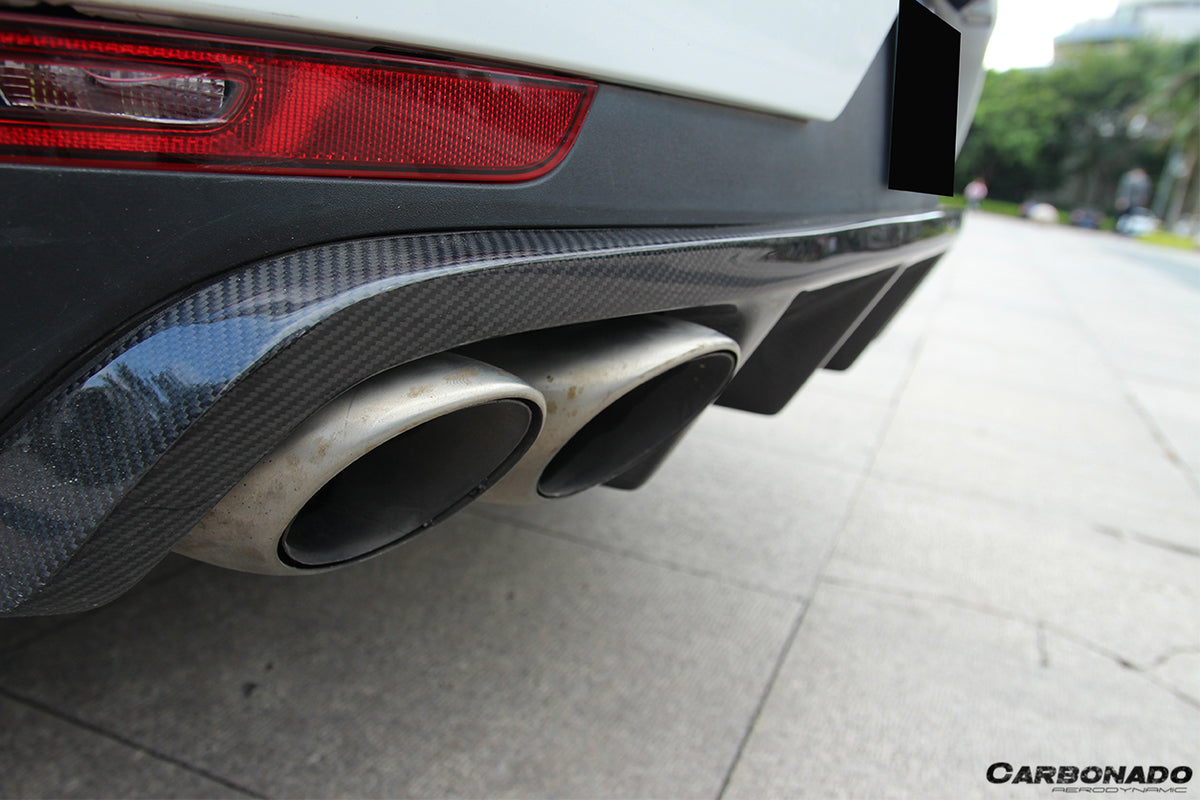 2014-2019 Porsche Macan BS Style Carbon Fiber Rear Diffuser - Carbonado Aero