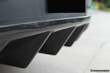 2014-2019 Porsche Macan BS Style Carbon Fiber Rear Diffuser - Carbonado Aero