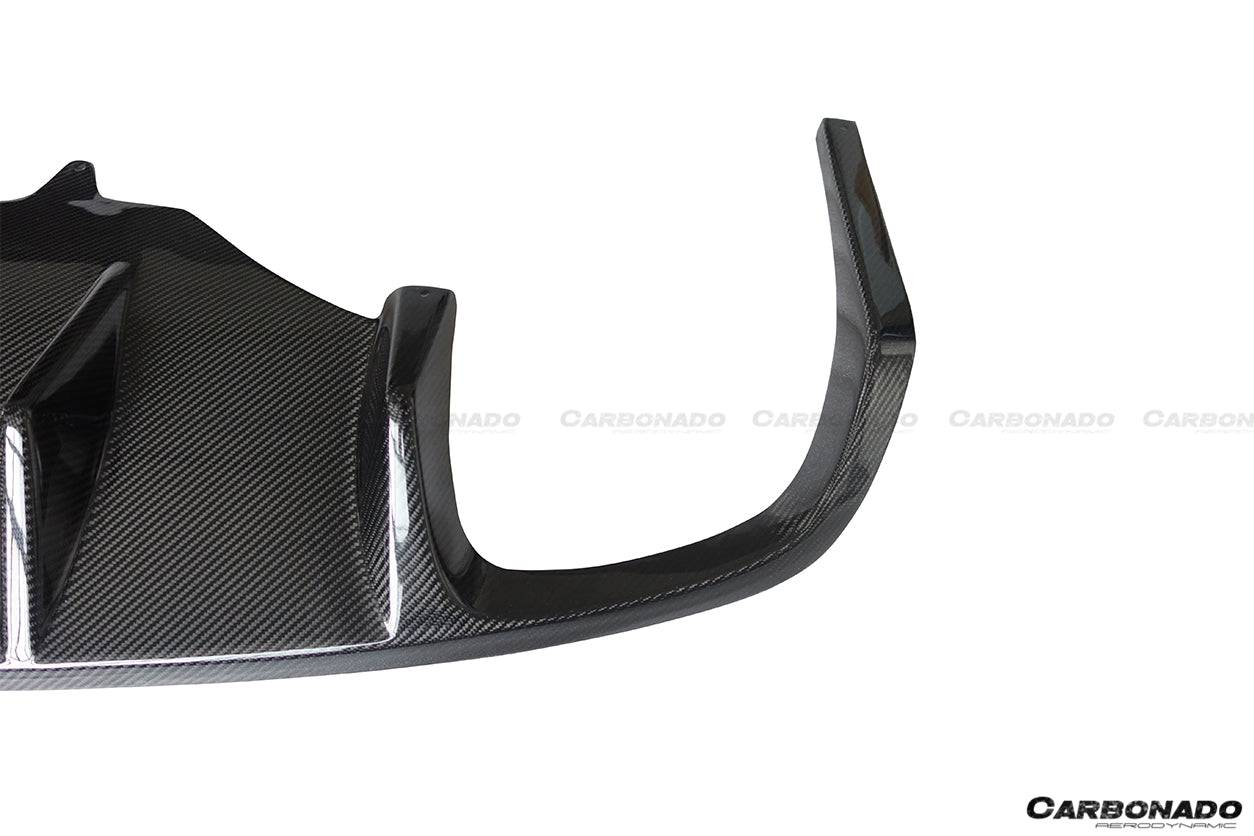 2014-2019 Porsche Macan BS Style Carbon Fiber Rear Diffuser - Carbonado Aero