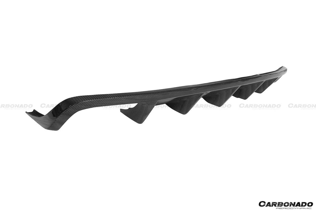 2014-2019 Porsche Macan BS Style Carbon Fiber Rear Diffuser - Carbonado Aero