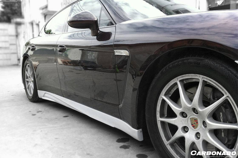 2013-2016 Porsche Panamera 970.2 ARN Style Side Skirts - Carbonado