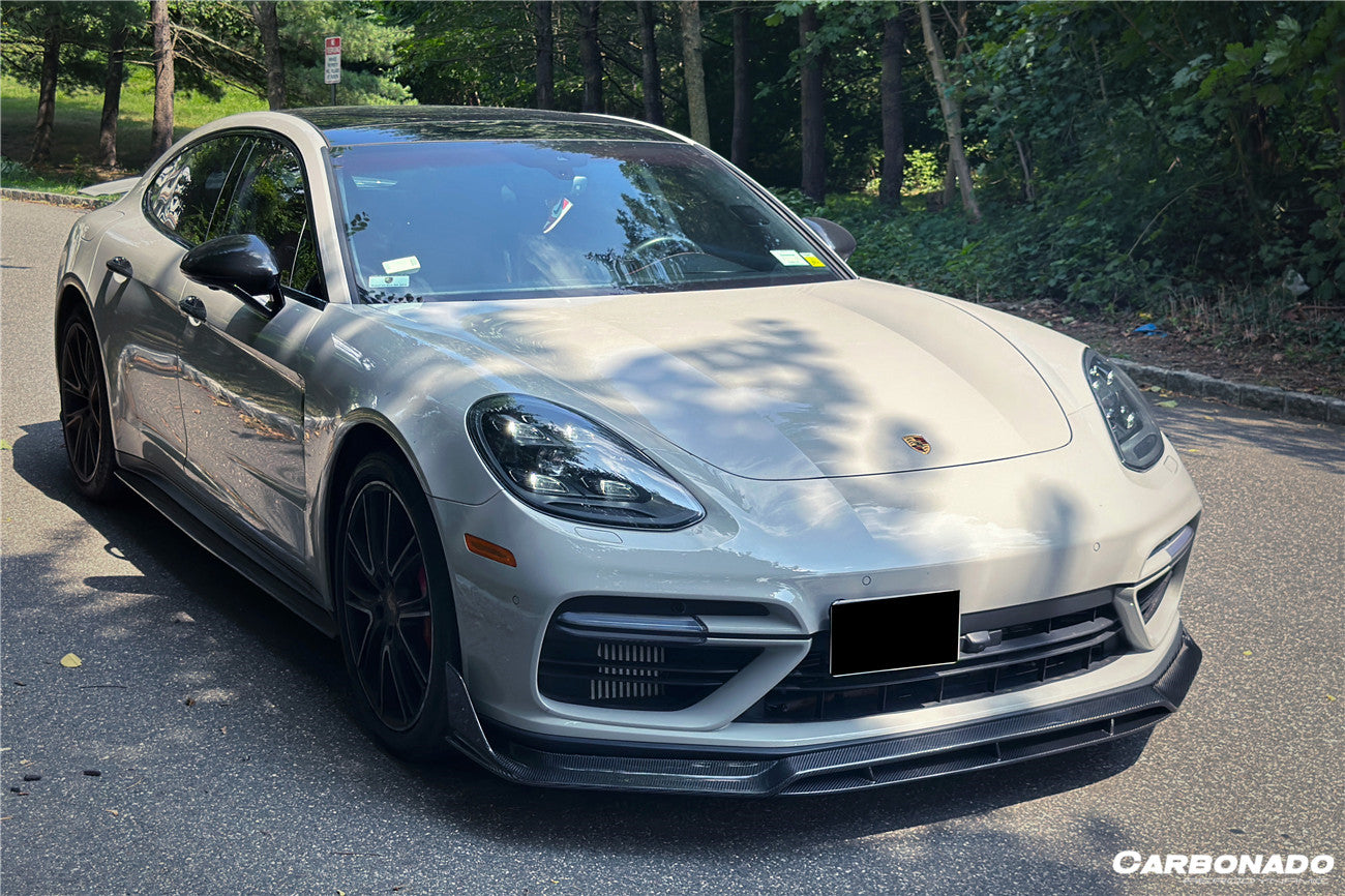 2017-2023 Porsche Panamera 971 4S/4/GTS OD Style DRY Carbon Fiber Side Skirts - Carbonado Aero