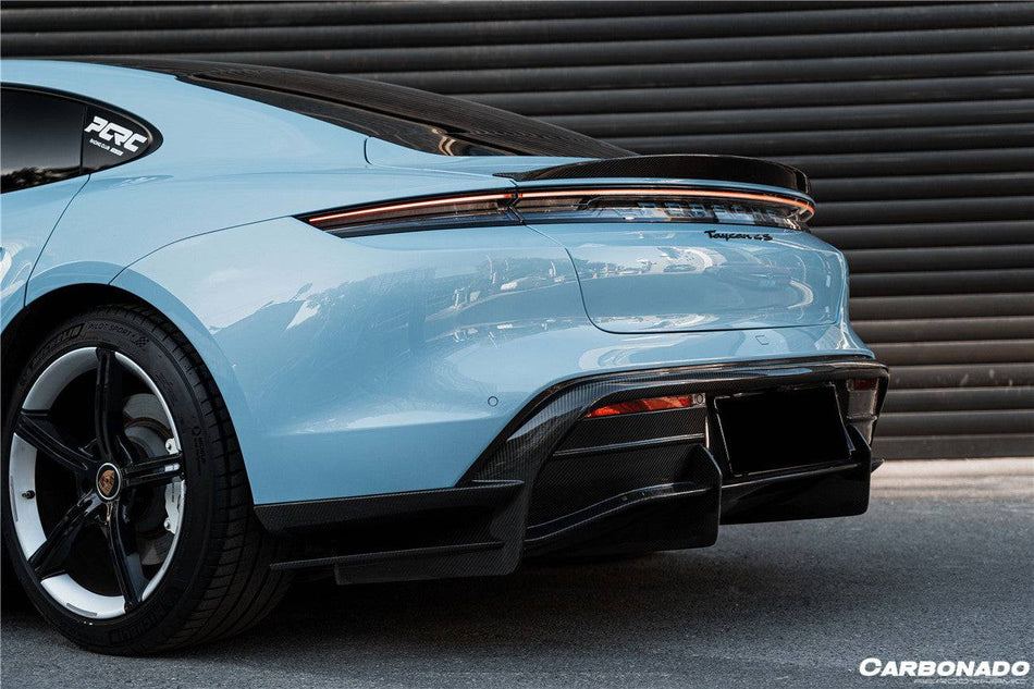 2019-2023 Porsche Taycan 4/4S/GTS/TURBO OD Style DRY Carbon Fiber Trunk Spoiler