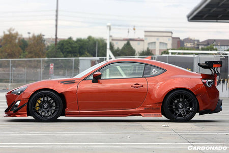 2012-2020 Scion FRS / Toyota GT86/ Subaru BRZ RBY1 Style Carbon Fiber Side Skirts - Carbonado Aero