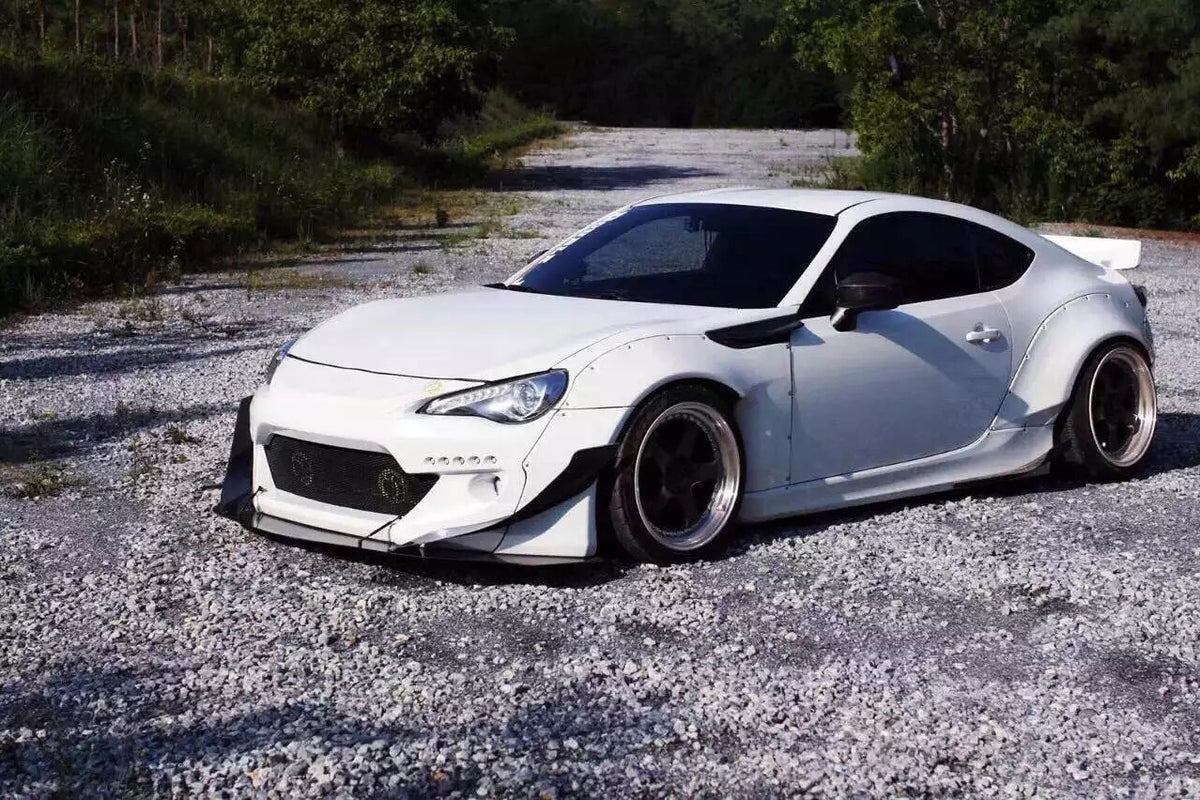 2012-2020 Scion FRS / Toyota GT86/ Subaru BRZ RBY2 Style Front Bumper Canards - Carbonado Aero