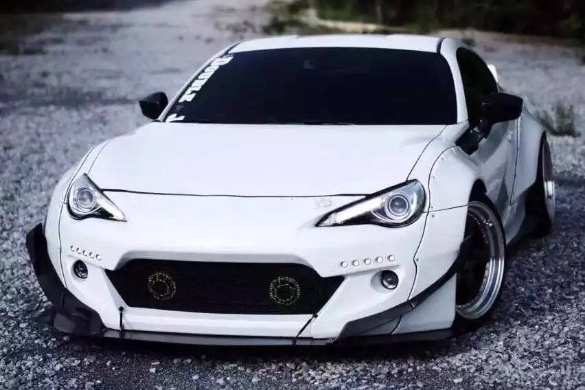 2012-2020 Scion FRS / Toyota GT86/ Subaru BRZ RBY2 Style Front Bumper Canards - Carbonado Aero