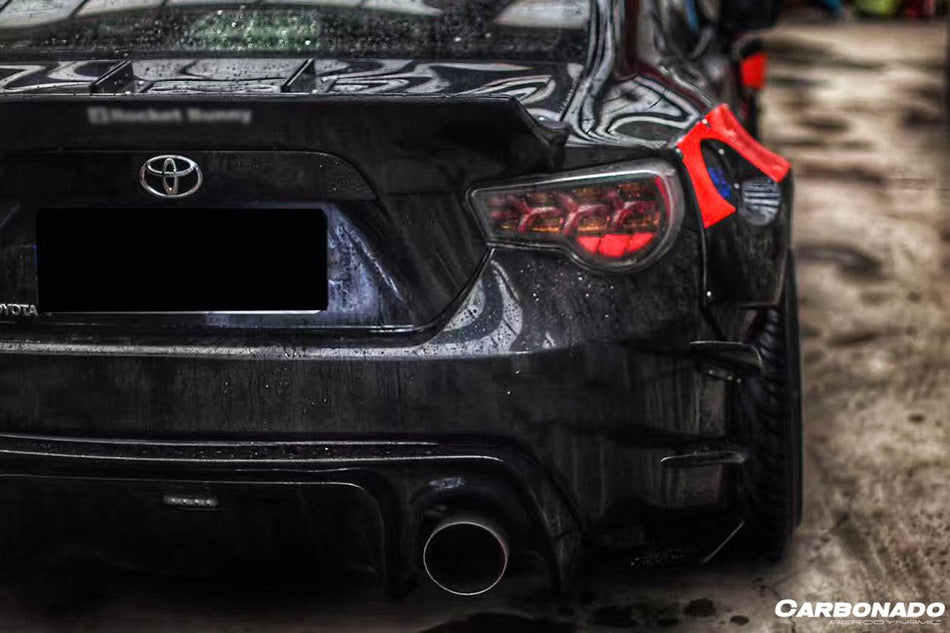 2012-2020 Scion FRS & Toyota GT86 & Subaru BRZ RBY3 Style Duck Tail Spoiler Wing - Carbonado