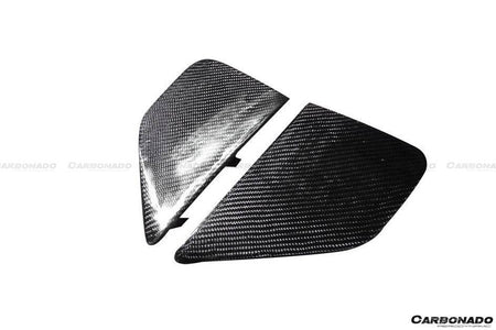 2012-2016 Subaru BRZ CB Style Carbon Fiber Front Bumper Canard / Foglight Cover - Carbonado Aero