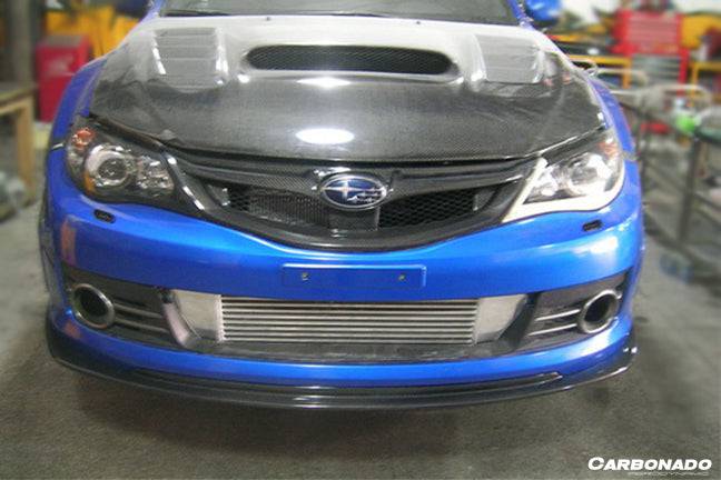 2008-2011 Subaru Impreza HB JS Style Carbon Fiber Front Lip - Carbonado Aero