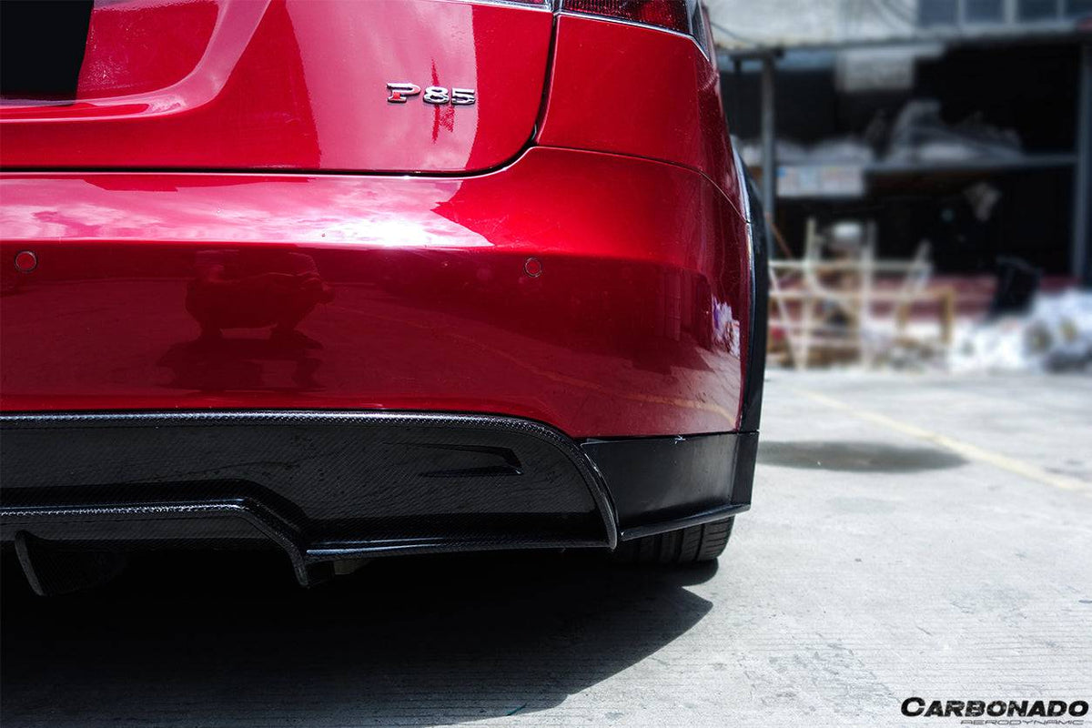 2012-2015 Tesla Model S RS Style Rear Lip - Carbonado Aero