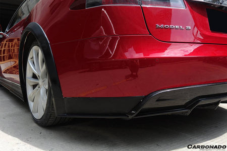 2012-2015 Tesla Model S RS Style Rear Lip - Carbonado Aero