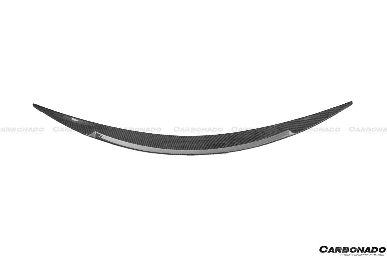 2012-2015 Tesla Model S RS Style Carbon Fiber Trunk Spoiler - Carbonado Aero