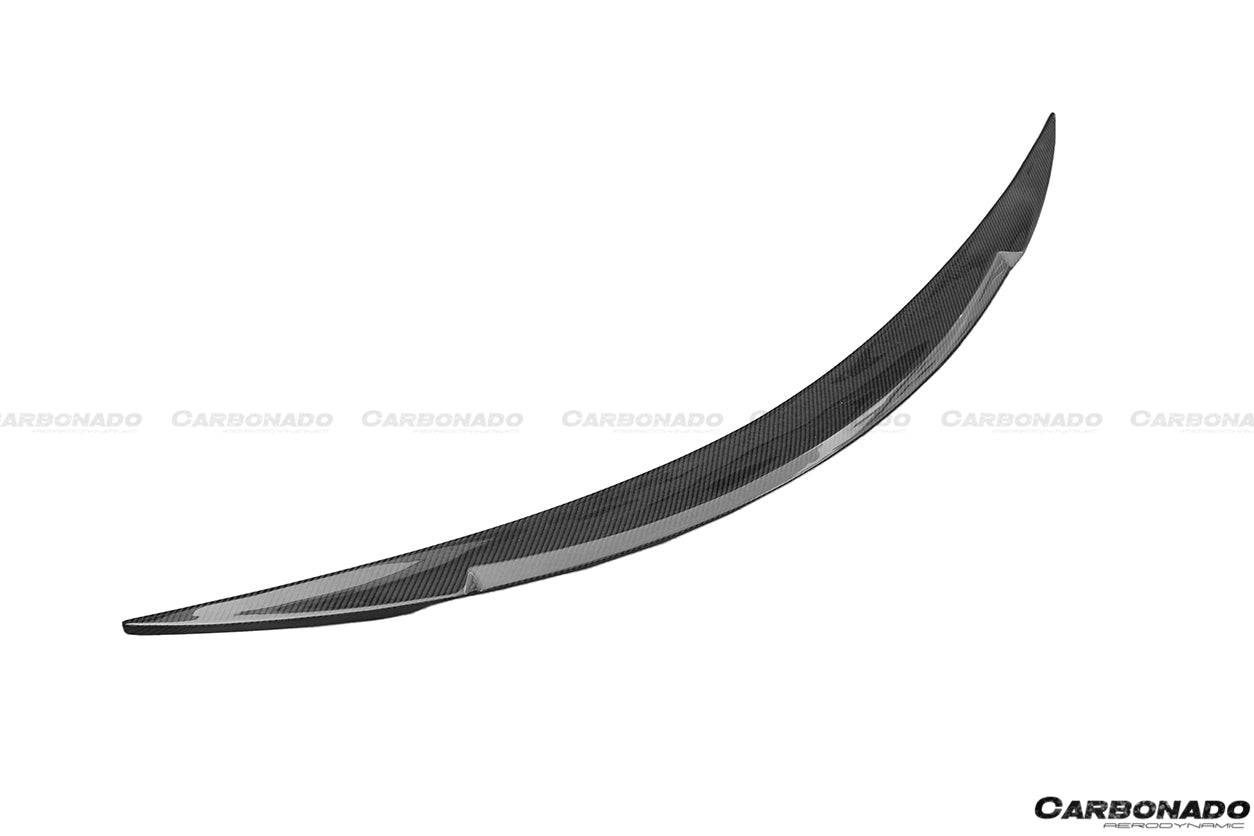 2012-2015 Tesla Model S RS Style Carbon Fiber Trunk Spoiler - Carbonado Aero